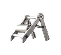 ComfyHarbor Outil d'extraction de câble réglable, dispositif de filetage de fil en alliage d'aluminium avec dents antidérapantes et poulie lisse pour installation de boîte d'interrupteur d'électricien