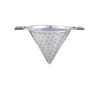 ComfyHarbor Passoire de cuisine en acier inoxydable, 30 cm, filtre à soupe et à thé, avec poignée ergonomique, pour bouillon, sauce, feuilles, passe au lave-vaisselle
