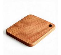 ComfyHarbor Plateau de service en bois d'ébène, pour pizza, steak, fromage, charcuterie, dessert, double face, réversible, style minimaliste moderne, 24 x 20 x 2 cm