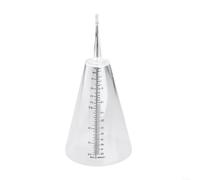 ComfyHarbor Pluviomètre conique en plastique transparent pour pelouse | Design conique, plastique transparent, facile à installer, utilisation de pelouse de jardin, surveillance météorologique