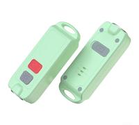 ComfyHarbor Porte-clés d'alarme personnelle avec son fort de 130 dB et lampe de poche stroboscopique LED, étanchéité IP66, appareil de sécurité ABS rechargeable de type C pour femmes et enfants, bleu