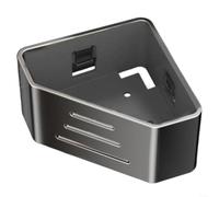 ComfyHarbor Porte-éponge d'évier de cuisine, panier d'angle sans perçage, avec drainage rapide, étagère de rangement en métal résistant à la rouille, pour éponges et torchons dans la salle de bain