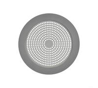 ComfyHarbor Siphon de douche, filtre anti-obstruction en acier inoxydable et silicone, pour salle de bain, baignoire, linge, nettoyage des débris (S)
