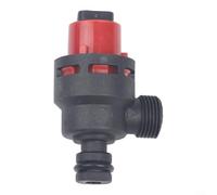 ComfyHarbor Soupape de sécurité pour chaudière à gaz - Valve de décharge de pression pour four de chauffage mural - Compatible avec les chauffages Ariston - Rouge et noir - Taille standard