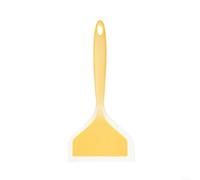 ComfyHarbor Spatule large en silicone, résistante à la chaleur et antiadhésive pour spatule, pour œufs, crêpes, crêpes, crêpes, ustensiles de cuisine à tête extra large, passe au lave-vaisselle, jaune