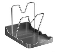 ComfyHarbor Support de couvercle de casserole, organisateur de couvercle de casserole, pour comptoir de cuisine et cuisinière, design 2 en 1 peu encombrant avec construction robuste en polypropylène
