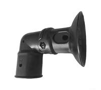 ComfyHarbor Support de direction pour parapluies suspendus sur le côté | S'adapte aux balustrades de balcon, maximise les petits espaces, plastique ABS noir, montage facile, design