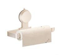 ComfyHarbor Support de rangement mural non perforant pour papier essuie-tout, papier essuie-tout, serviettes, distributeur en forme de L en acier au carbone, pour armoire sous évier, salle de bain