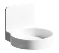 ComfyHarbor Support mural pour bouteille de salle de bain sans perçage, étagère de rangement avec ventouse, support de rangement en ABS, pour gobelets de brosse à dents, bouteilles de parfum et bocaux