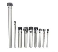ComfyHarbor Tige d'extension de mandrin de serrage ER, pour fraisage de tour CNC, tige droite en alliage d'acier 40CrMnTi, pour Hrc 58-62 trempé, ER8A ER11A ER16A ER20A, haut débit de 0,01 mm, 30 000
