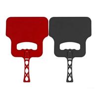 ComfyHarbor Ventilateur de barbecue manuel à manivelle pour la cuisson sur feu de camp - Générateur de vent puissant pour allumer le charbon de bois rapidement - Outil portable allume-feu noir rouge