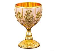 ComfyHarbor Verre à vin 30 ml en alliage d'argent pour whisky, tequila, gobelet classique sans pied pour mini tasse à cocktail, 4,2 x 6,8 cm (C)