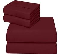ComfyWell Drap-Housse Double - Drap-Housse Profond pour lit Double (35 cm) - Draps de lit en Microfibre brossée Douce, résistant au rétrécissement et à la décoloration, lit Simple (135 x 190 cm