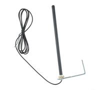 Comgooldool Antenne externe de porte de garage 868 MHz pour télécommande Marantec Sommer, extension de signal 3DBi à gain élevé avec câble de 2 mètres, support mural en acier inoxydable pour matériel
