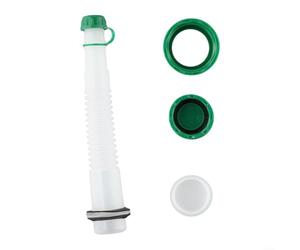 Comgooldool Bec de carburant flexible de rechange et kit de bouchon pour bidons de gaz Rubbermaid, Kolpin, Gott et Jerrican, plastique ABS, 17 x 5 x 3 cm, pour bouteilles de mélange de carburant de 1