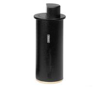 Comgooldool Bloc de limite en aluminium et laiton avec design pop-up pour trous de chien de banc de 26 mm, butée d'établi pour fraisage, coupe et meulage, noir