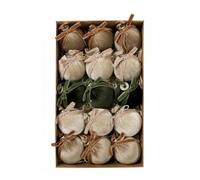 Comgooldool Boule de Noël en velours crème pour intérieur ou extérieur | Lot de 15 boules de Noël en velours crème, pour porte d'entrée, cheminée, sapin de Noël, couronne, 8,9 cm, rose