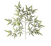 Comgooldool Branche d'arbre à monnaie artificielle Vert réaliste 65 cm | Feuilles vertes réalistes, 65 cm de long, s'adapte aux vases, décoration de bureau à domicile, pas d'arrosage nécessaire