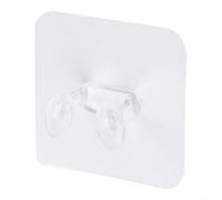 Comgooldool Crochet mural solide transparent pour prise de courant et rangement de câbles, cintre en plastique sans clou pour cuisine, salle de bain, bureau, lisse pour charge de surface jusqu'à 1 kg