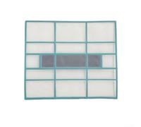 Comgooldool For midea Filtre pour climatiseur 1P 1,5 HP Intérieur suspendu Filet en plastique anti-poussière Couvercle de sortie d'air Installation Pièce de refroidissement Blanc (32,7 x 28)