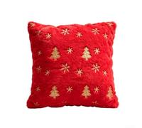 Comgooldool Housse de coussin en peluche à paillettes en forme d'étoile de