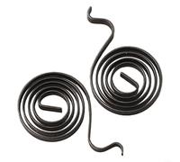Comgooldool Lot de 2 ressorts porte-balais de carbone pour meuleuse d'angle Bosch GWS 6-100, pièces de rechange métalliques, ressorts noirs pour réparation d'outils et utilisation quotidienne
