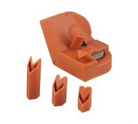 Comgooldool Perceuse électrique multifonction avec 3 supports pour embouts de 2 à 4 mm, 4 mm, 8 mm, 8 à 16 mm, outil de meulage pour perceuses et fraises de cuisine, polisseuse orange