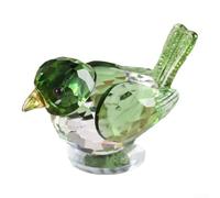 Comgooldool Pour oiseau en cristal moderne minimaliste intérieur extérieur | Elégant, minimaliste, oiseau animal à sculpter, pour étagère, mariage, bureau à domicile, 10,5 x 6,5 cm, 5 cm, blanc