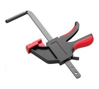 Comgooldool Serre-joint pour rail de guidage de scie, force de serrage de 90 kg, pince de type F avec mécanisme de dégagement rapide, compatible avec rails de 12 x 8 mm, construction en acier au