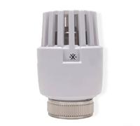 Comgooldool Tête de contrôle de température de radiateur M30 x 1,5, pour collecteur de chauffage au sol, vanne thermostatique, avec réglages réglables, protection contre le gel, compatible avec