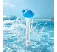 Comgooldool Thermomètre de piscine flottant en forme d'animal - Grand écran facile à lire - Jauge de température pour piscines, spas, jacuzzi, aquariums, flotteur décoratif en PVC robuste, coloré
