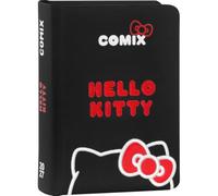 COMIX & Hello Kitty Agenda 2027 16 mois édition limitée avec couverture rembourrée souple avec patch brillant, 576 pages et autocollants, 12 x 16,5 cm