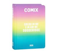 Comix - Journal Mignon Plus quotidien 16 mois, agenda scolaire 2026-2026, avec couverture rigide, idéal pour l'école moyenne et supérieure, 9 x 12,5 cm, Sunrise