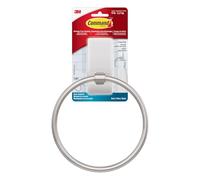 Command Anneau de Serviette [Amovible]: 1 Ring (Nickel Satiné)