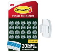 Command AW017-20NA Lampe d'extérieur 20 clips