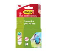 Command Bandes adhésives amovibles pour affiches - blanches - modèle petit