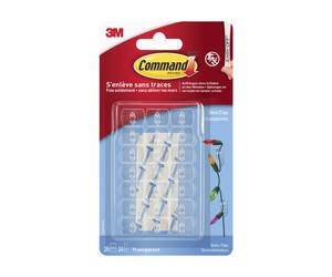 Command™Crochet Déco Clip Transparent