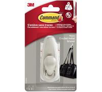 3M Command Medium Crochet métallique 'classique', FC12-BN x6 morceau