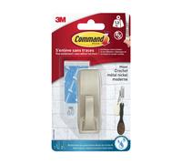 3M Command – Crochet adhésif métal gris jusqu'à 1,3 kg