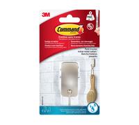 Command BATH33-SN-ES Petit Crochet de bain Nickel satiné