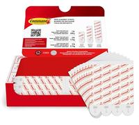 Command Grande recharge - Bandes adhésives murales sans dommages pour grands crochets muraux d'intérieur - Bandes adhésives amovibles sans outils pour crochets de Noël - 20 bandes blanches