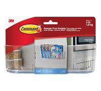 Command HOM-15 Grand bac avec bandes adhésives Transparent