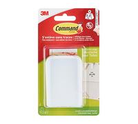 Command Languettes Adhésives d'Extérieur Transparentes Assortiment (8 Taille Petite, 4 Taille Moyenne, 4 Grande Taille)