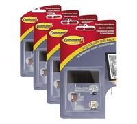 Command Languettes pour Accrochage de Tableaux pour Cadres ou Murs Foncés, 4 x 2 Languettes Moyennes, 5,4 kg (Lot de 4)