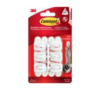 3M Mini-crochet, plastique, taille: S, blanc