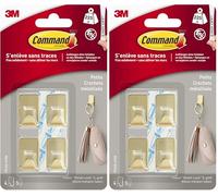 Command Petits crochets métalliques dorés (Lot de 2)