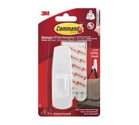 Command Removable Adhesive Utility Hook, 5-lb Capacity, Plastic, White
