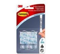 Command UU001540556 crochet pour rangement à usage domestique Intérieure Crochet universel Transparent 2 pièce(s) Transparent G