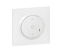 Commande Centrale sans Fil pour jusqu'à 20 Interrupteurs Volets Roulants et Stores Dooxie with Netatmo complet (Fixation Adhésive, Support, Enjoliveur, Plaque - Finition Blanc - 199235 - Legrand