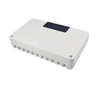 Commande de chauffage central 5/8 zones pour chauffage au sol, contrôleur de course intelligent avec voyant lumineux pour contrôler les thermostats et les vannes de serrage, pompe à chaleur et pompe